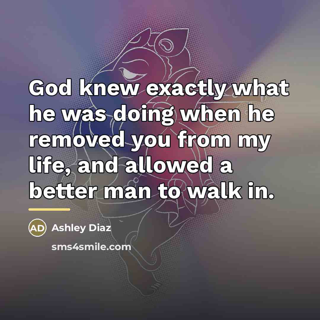 “God knew exactly what he was doing when he removed…” quote by Ashley Diaz