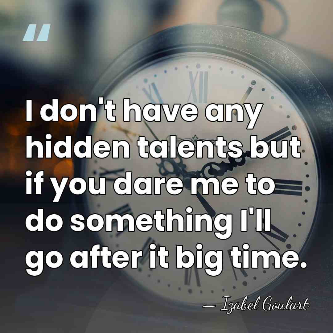 I don't have any hidden talents but if you dare me to&hellip; - Izabel Goulart