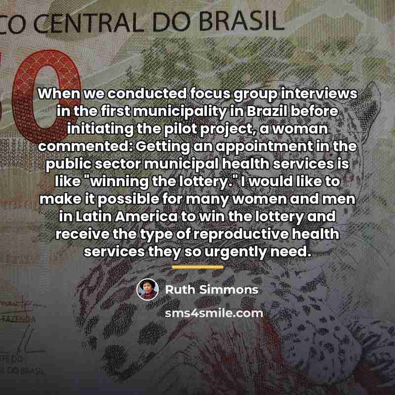 “When we conducted focus group interviews in the first municipality…” quote by Ruth Simmons