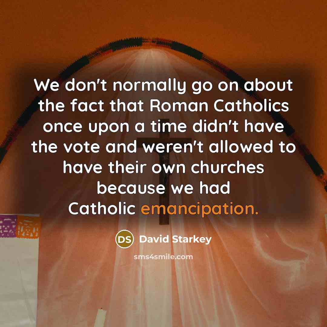 “We don't normally go on about the fact that Roman…” quote by David Starkey