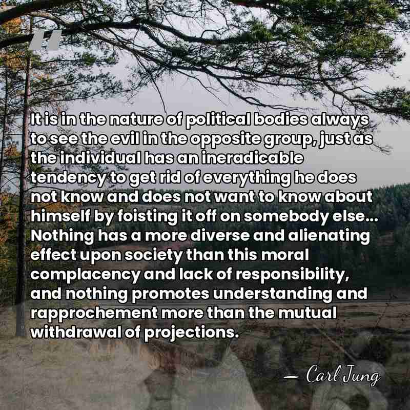 It is in the nature of political bodies always to see the&hellip; - Carl Jung