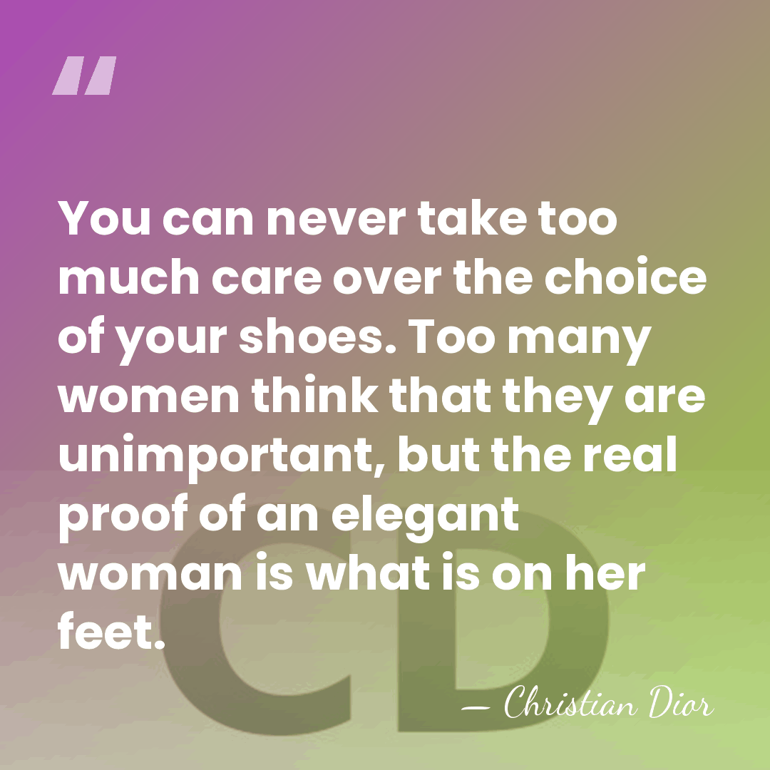 You can never take too much care over the choice of your&hellip; - Christian Dior