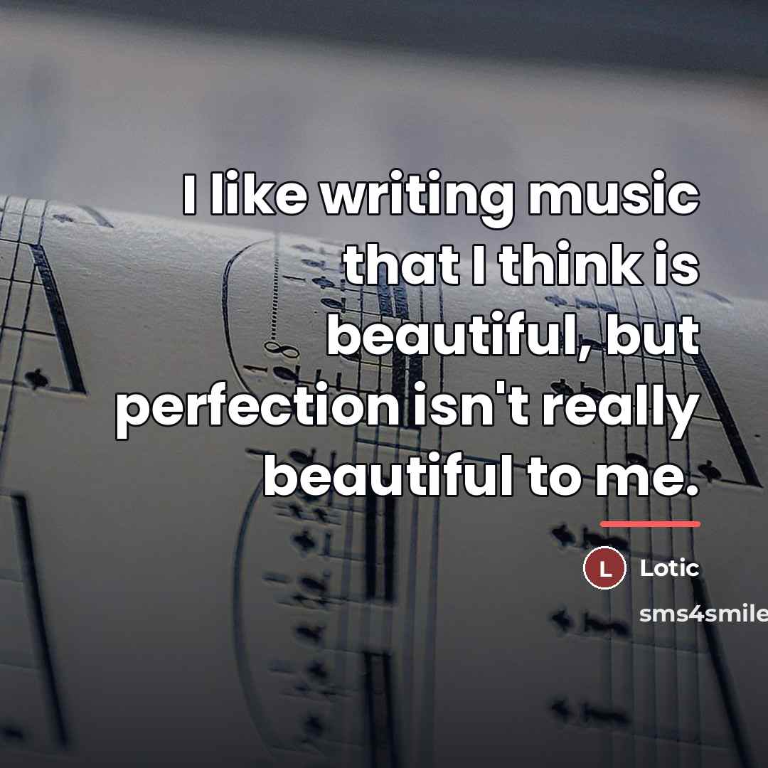 “I like writing music that I think is beautiful, but…” quote by Lotic