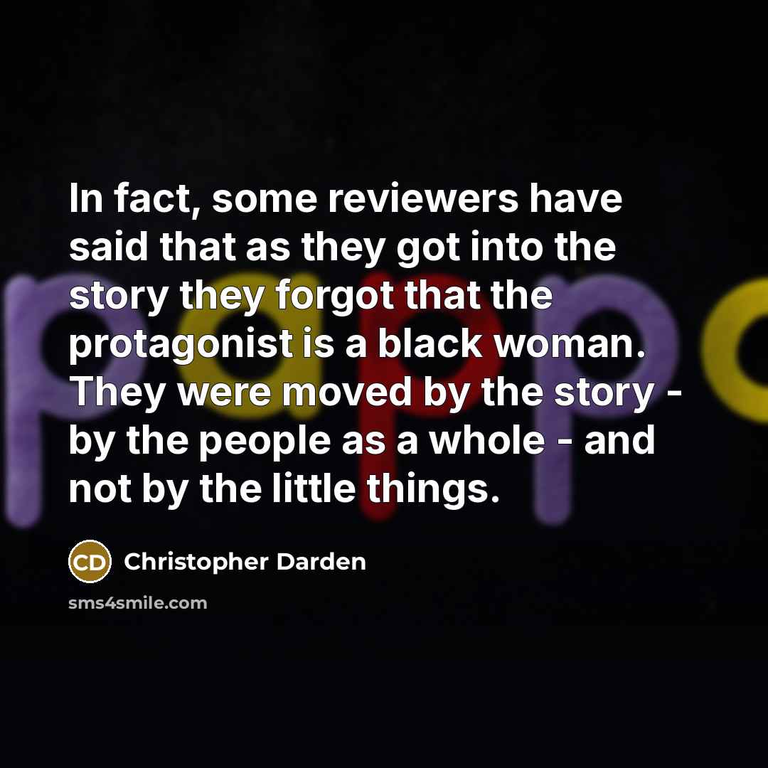 “In fact, some reviewers have said that as they got…” quote by Christopher Darden