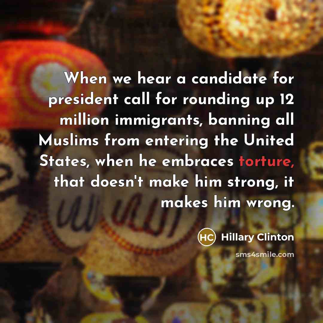 “When we hear a candidate for president call for rounding…” quote by Hillary Clinton