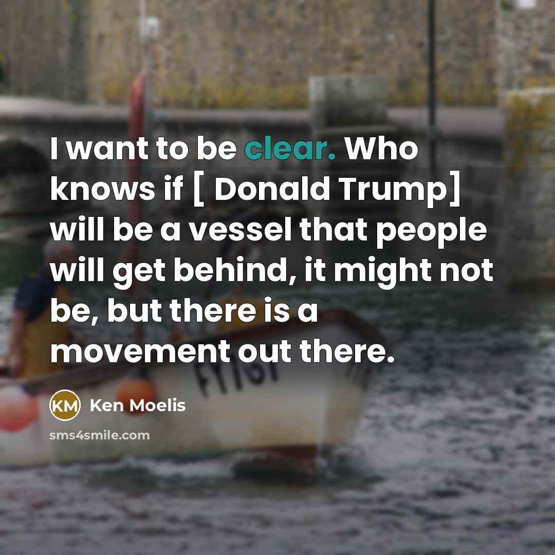 “I want to be clear. Who knows if [ Donald…” quote by Ken Moelis