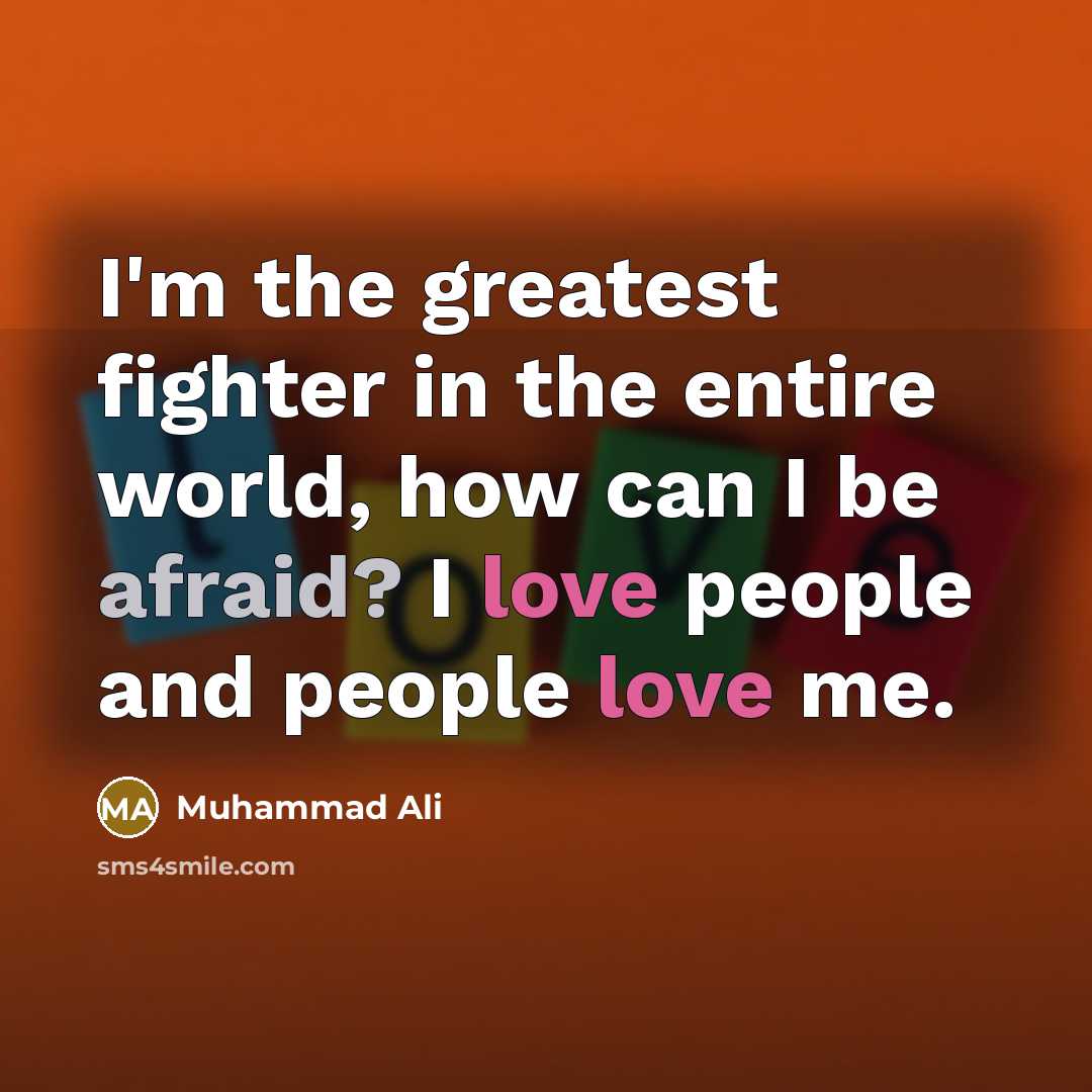 “I'm the greatest fighter in the entire world, how can…” quote by Muhammad Ali