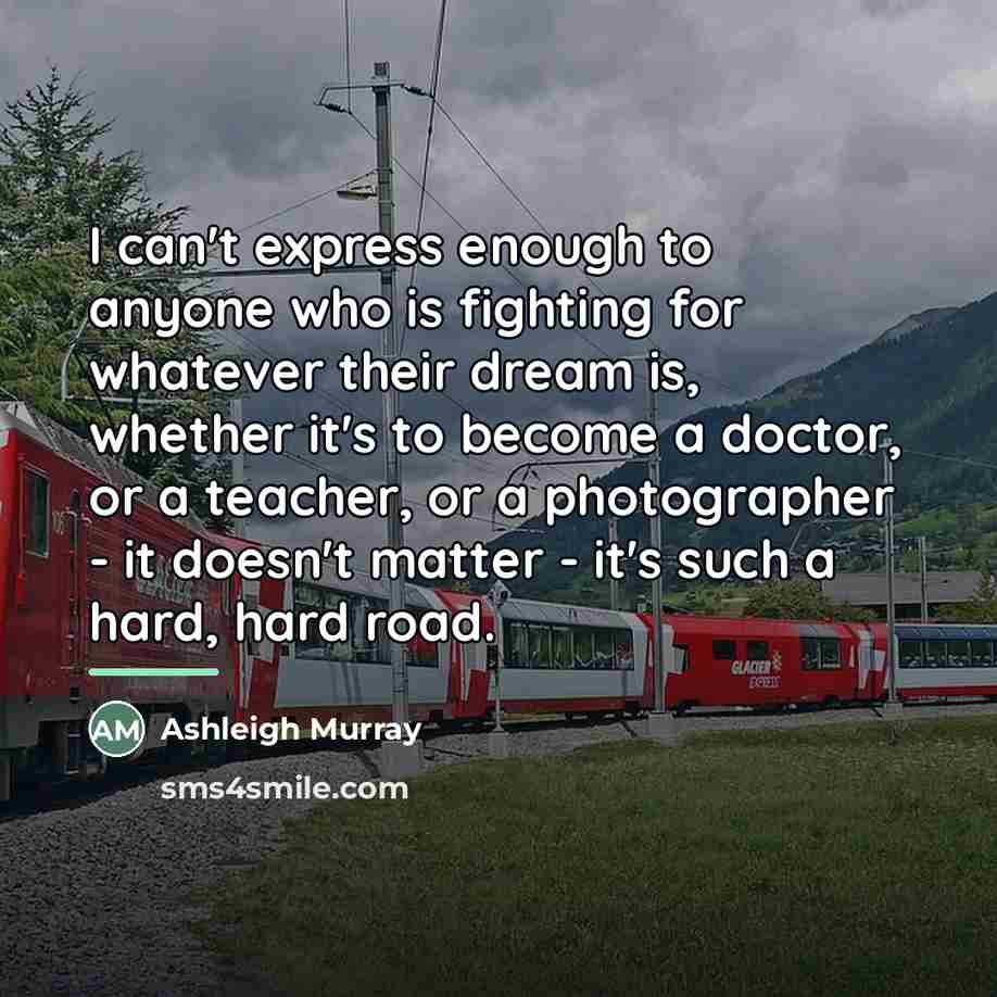 “I can't express enough to anyone who is fighting for…” quote by Ashleigh Murray