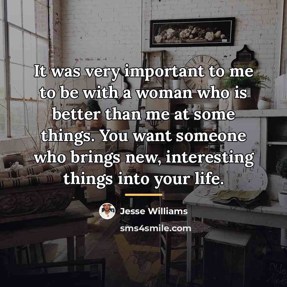 “It was very important to me to be with a…” quote by Jesse Williams