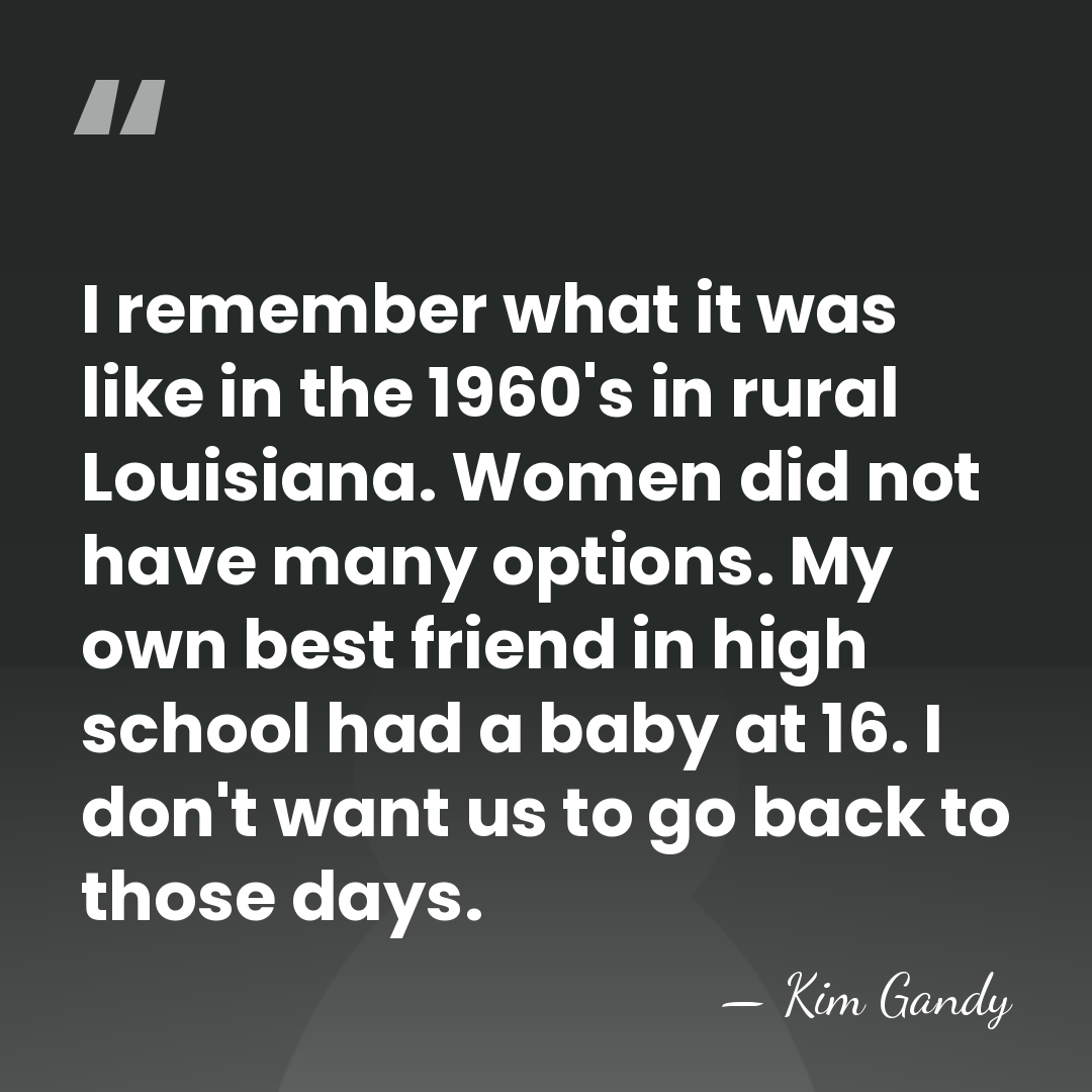 I remember what it was like in the 1960's in rural Louisiana.&hellip; - Kim Gandy