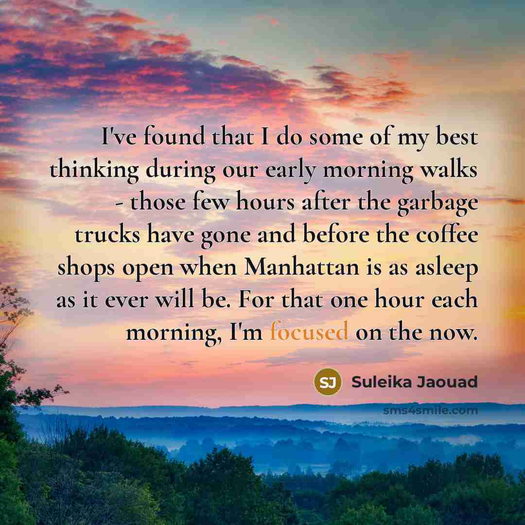 “I've found that I do some of my best thinking…” quote by Suleika Jaouad