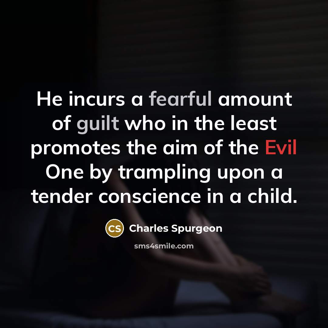 “He incurs a fearful amount of guilt who in the…” quote by Charles Spurgeon