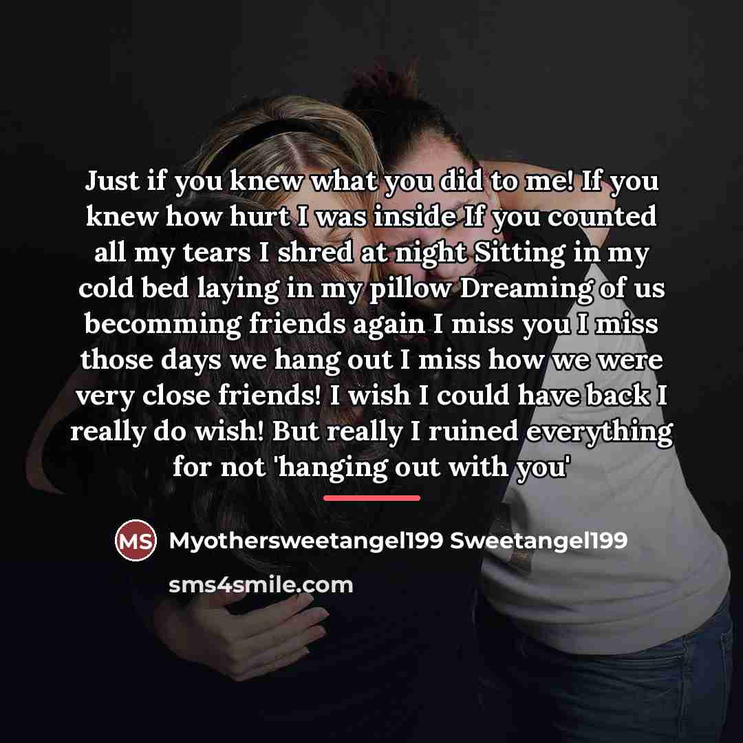 “Just if you knew what you did to me! If…” quote by Myothersweetangel199 Sweetangel199