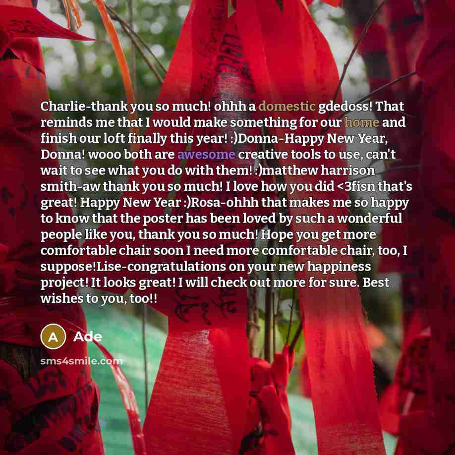 “Charlie-thank you so much! ohhh a domestic gdedoss! That reminds me that I would make something for our home and finish our loft finally this year! :)Donna-Happy New Year, Donna! wooo both are awesome creative tools to use, can't wait to see what you do with them! :)matthew harrison smith-aw thank…” quote by Ade