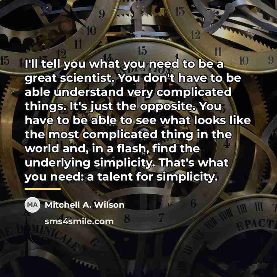 “I'll tell you what you need to be a great…” quote by Mitchell A. Wilson
