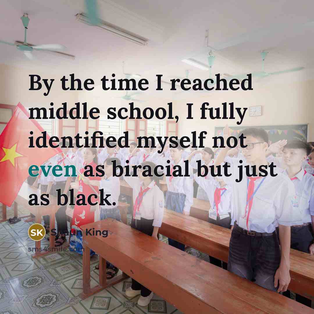“By the time I reached middle school, I fully identified…” quote by Shaun King