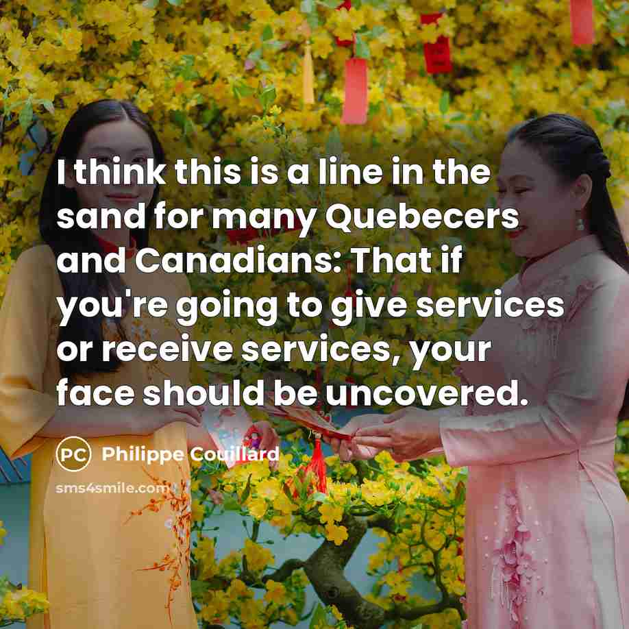 “I think this is a line in the sand for…” quote by Philippe Couillard