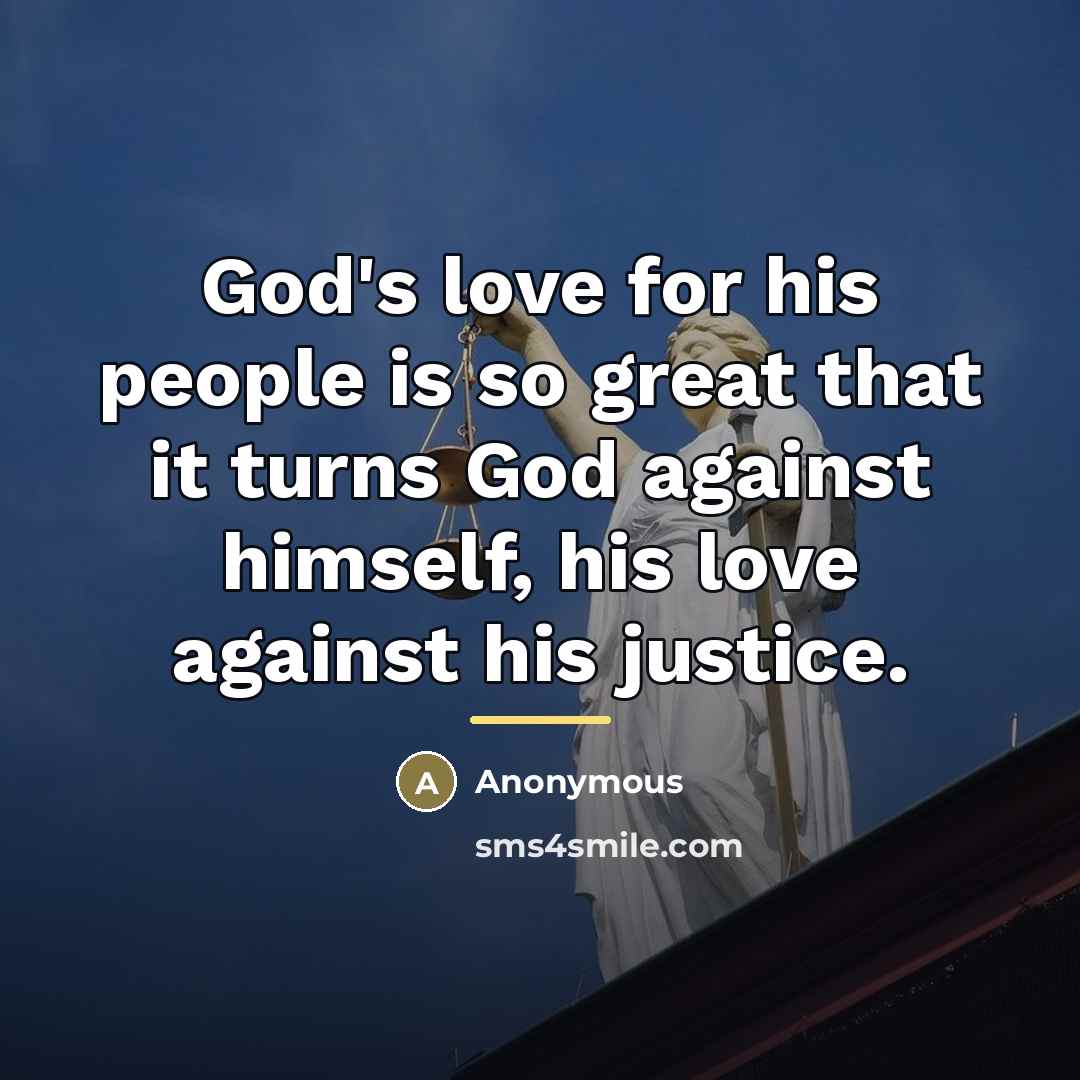 “God's love for his people is so great that it…” quote by Anonymous