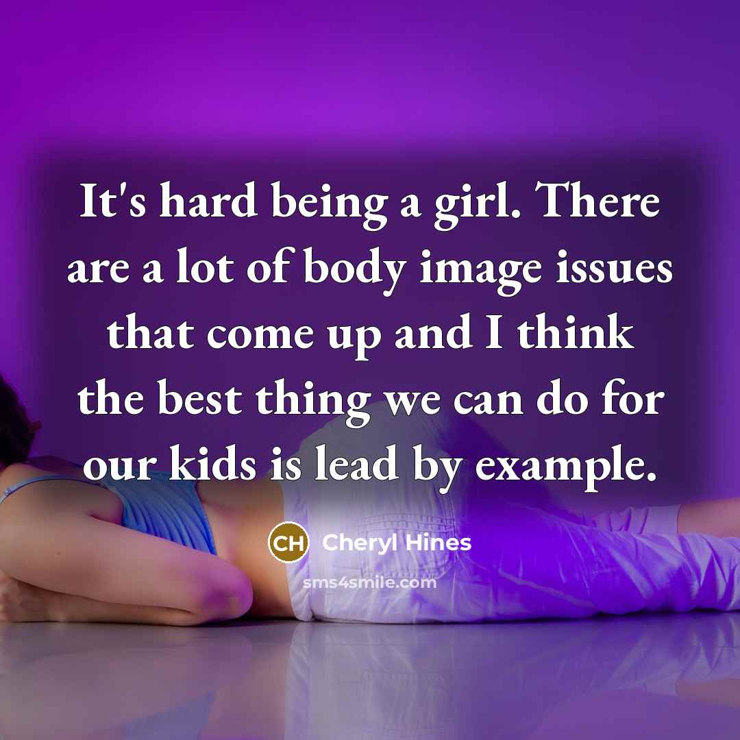 “It's hard being a girl. There are a lot of…” quote by Cheryl Hines