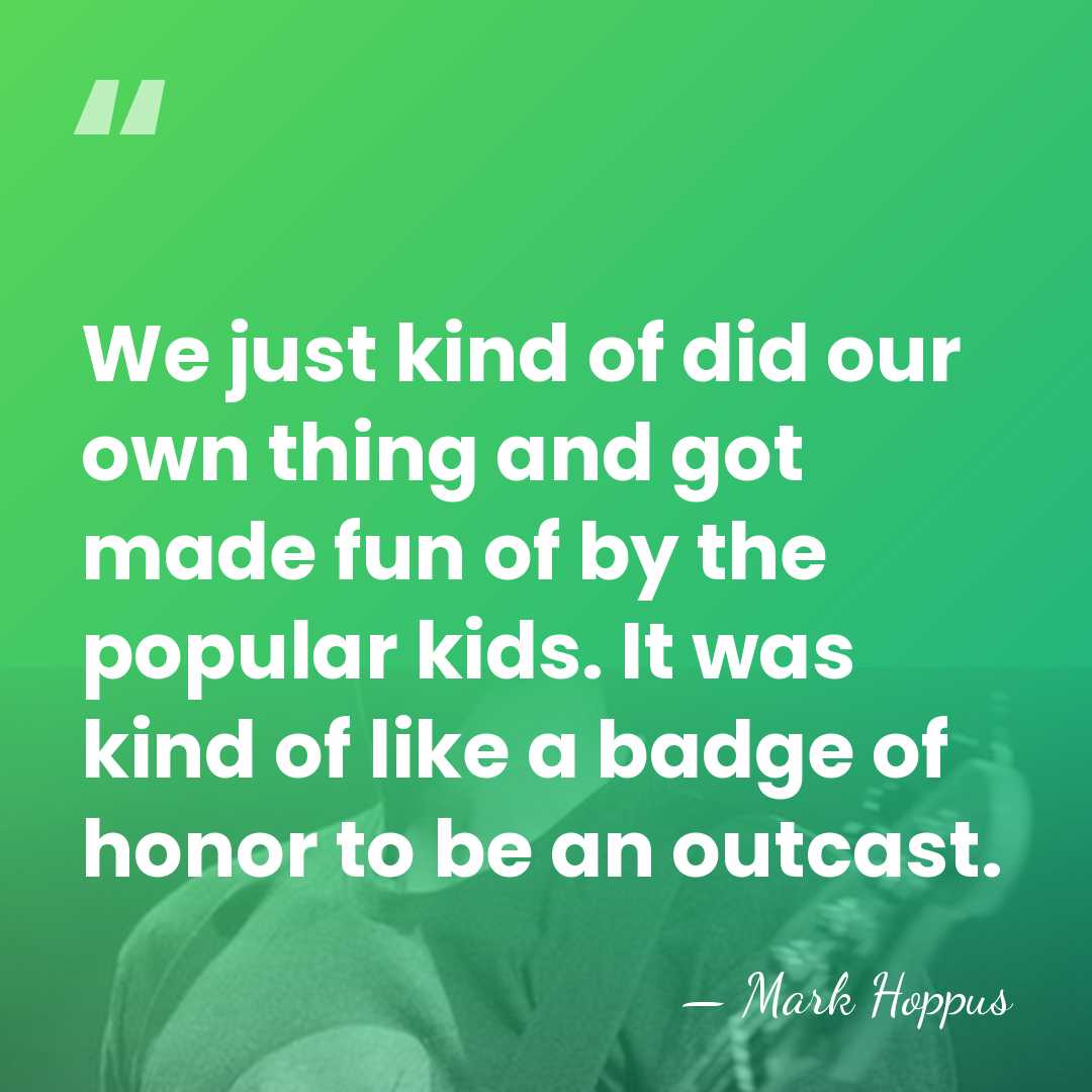 We just kind of did our own thing and got made fun&hellip; - Mark Hoppus
