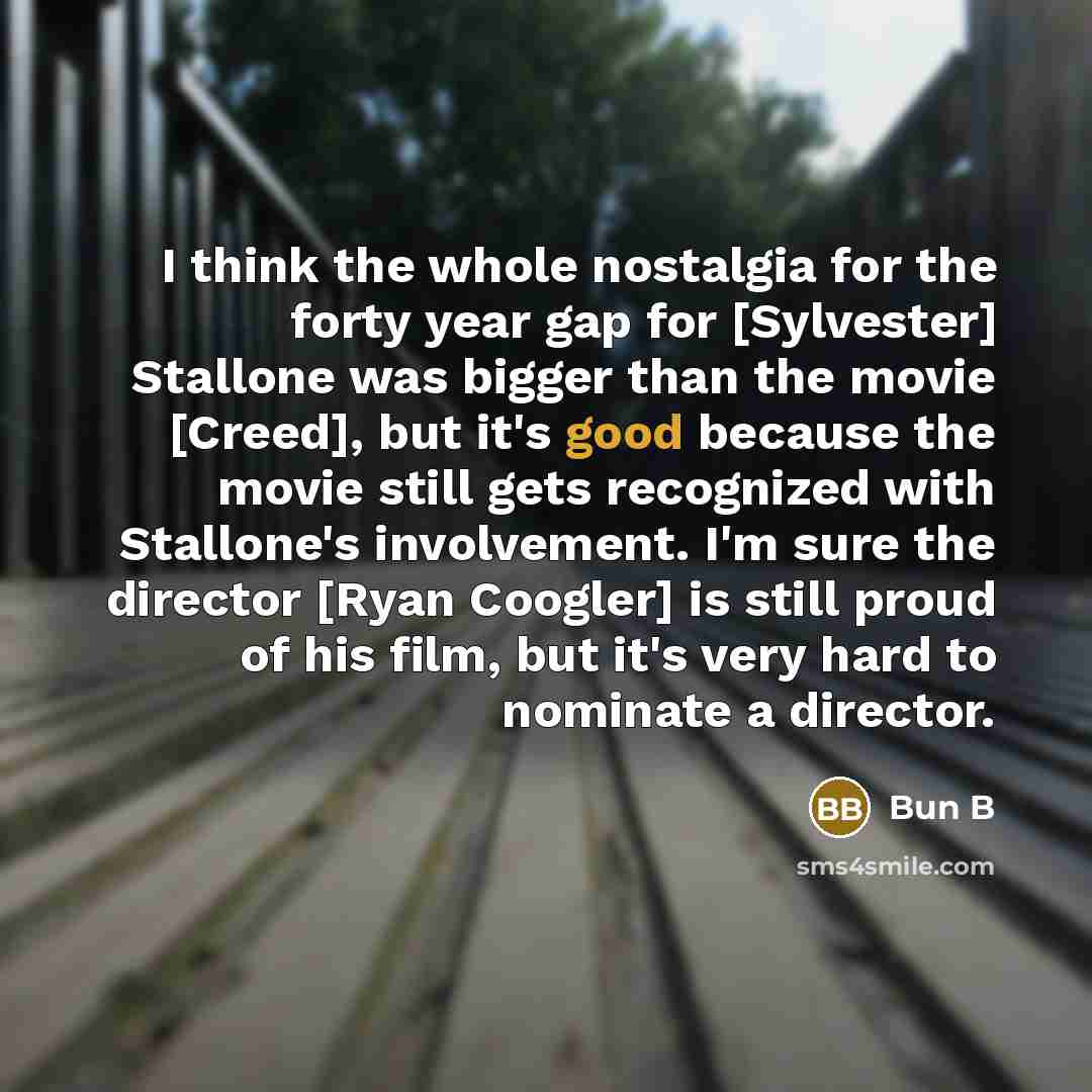 “I think the whole nostalgia for the forty year gap…” quote by Bun B