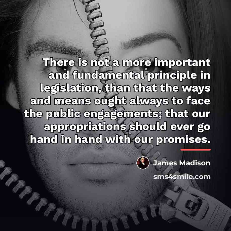 “There is not a more important and fundamental principle in…” quote by James Madison