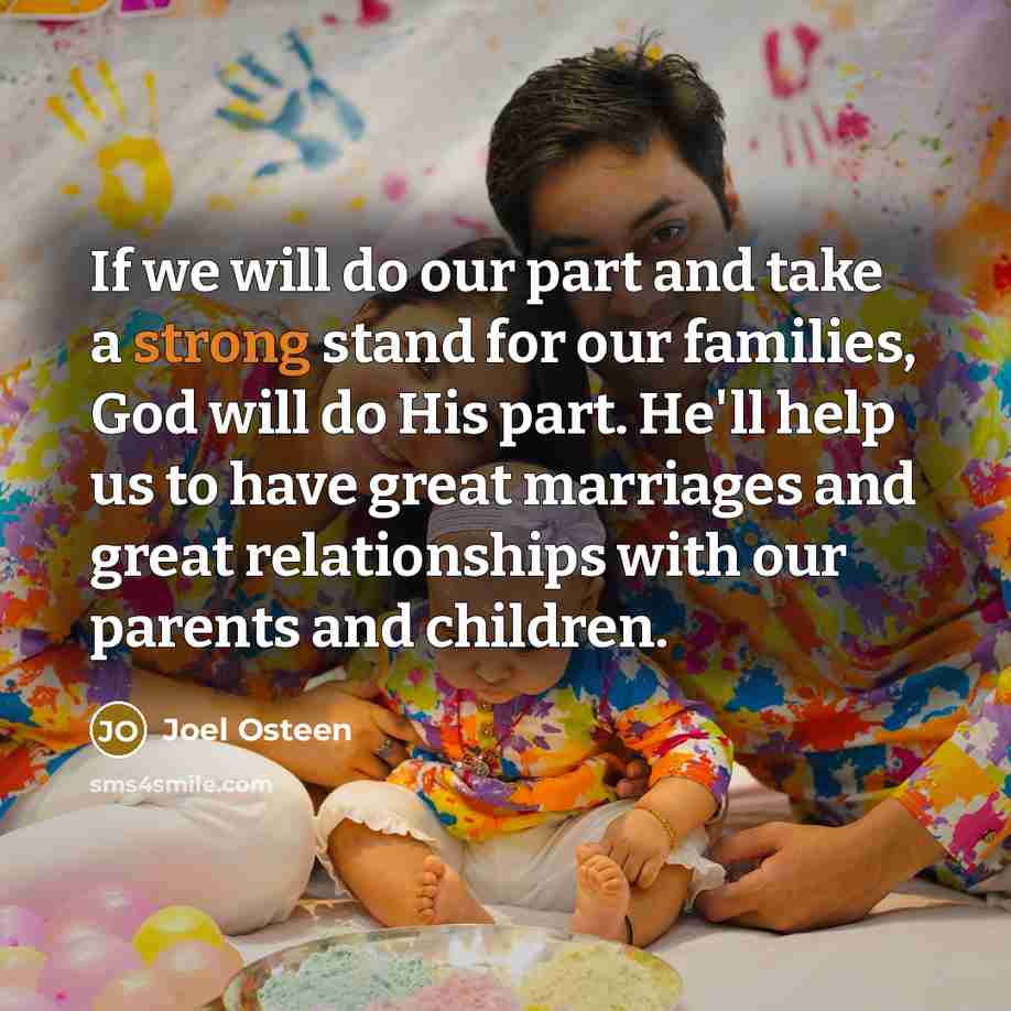 “If we will do our part and take a strong…” quote by Joel Osteen