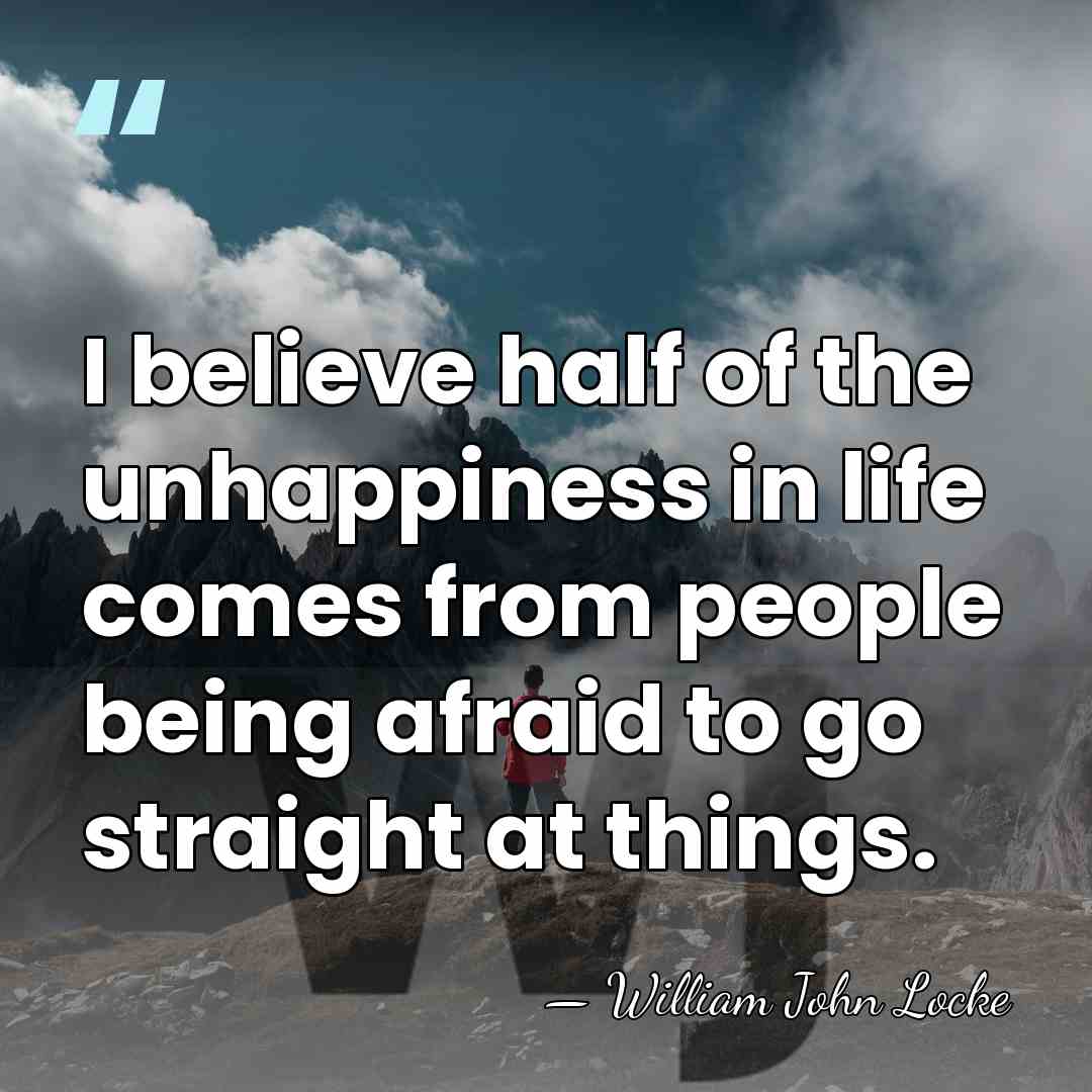I believe half of the unhappiness in life comes from people being&hellip; - William John Locke