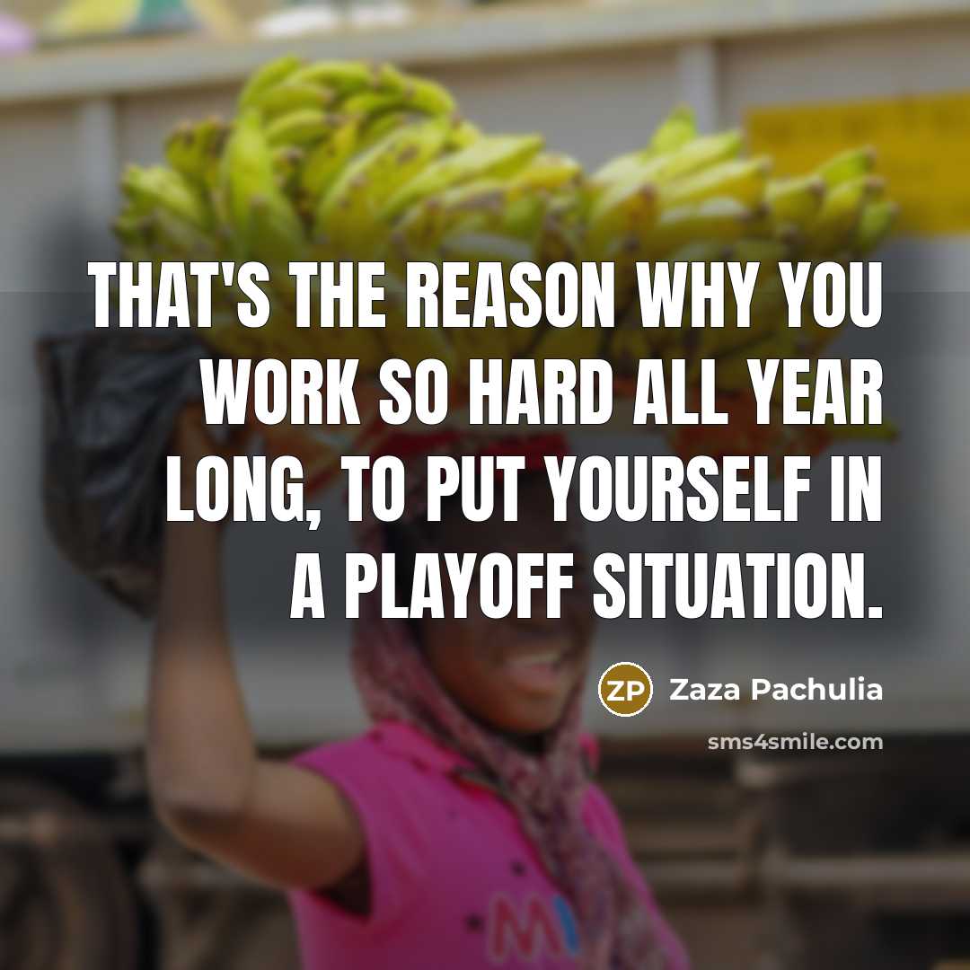 “That's the reason why you work so hard all year…” quote by Zaza Pachulia