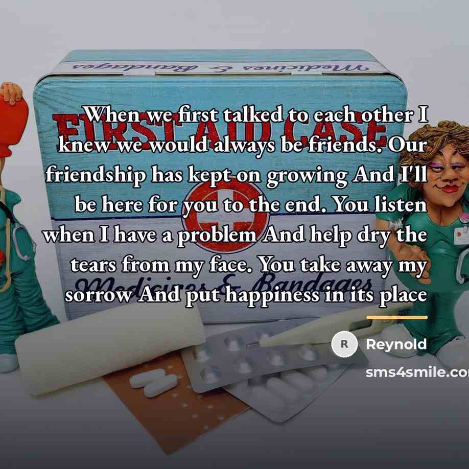 “When we first talked to each other I knew we…” quote by Reynold