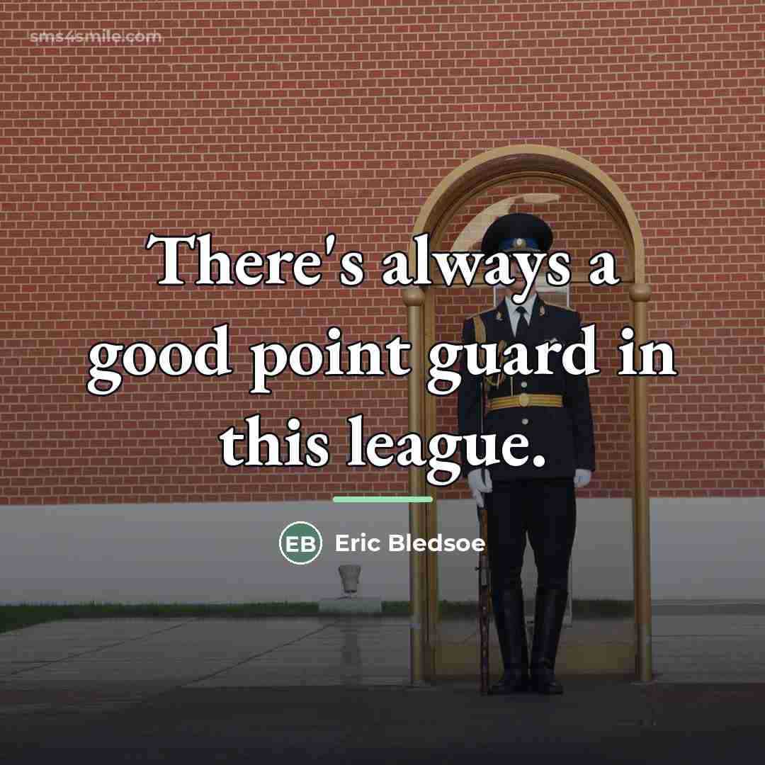 “There's always a good point guard in this league.…” quote by Eric Bledsoe