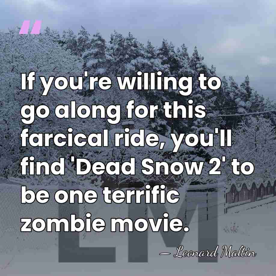 If you're willing to go along for this farcical ride, you'll find&hellip; - Leonard Maltin