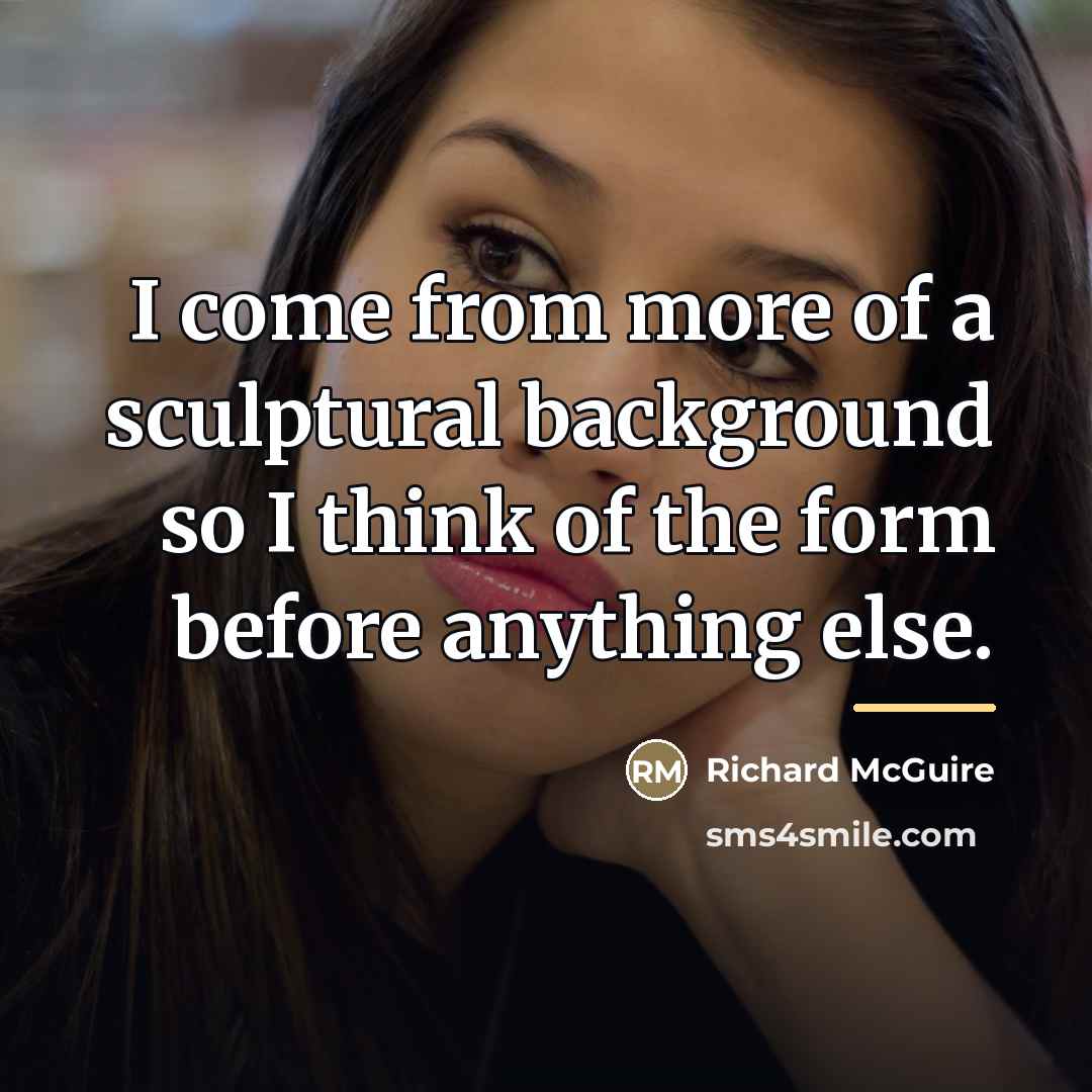“I come from more of a sculptural background so I…” quote by Richard McGuire