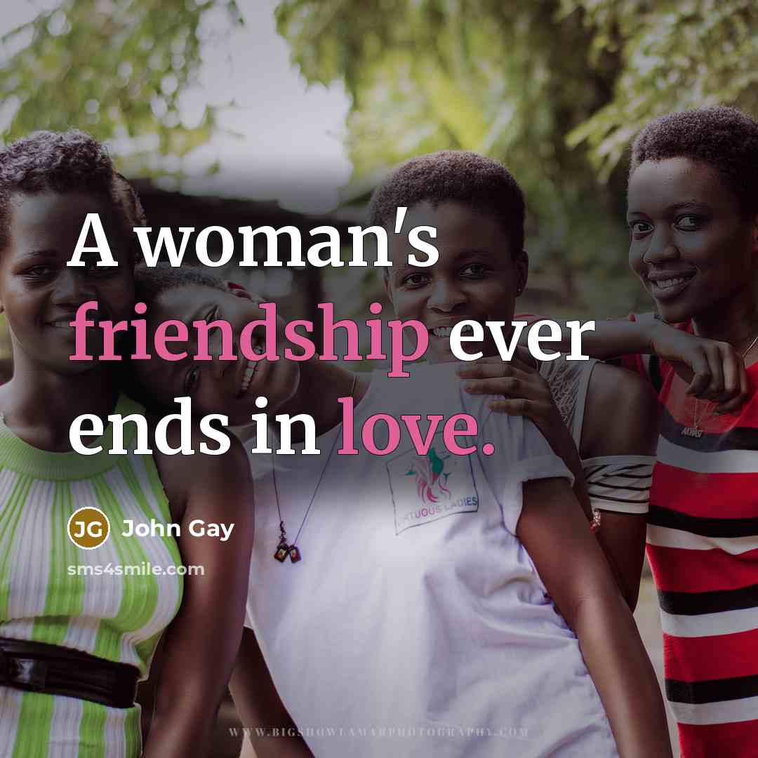 “A woman's friendship ever ends in love.…” quote by John Gay