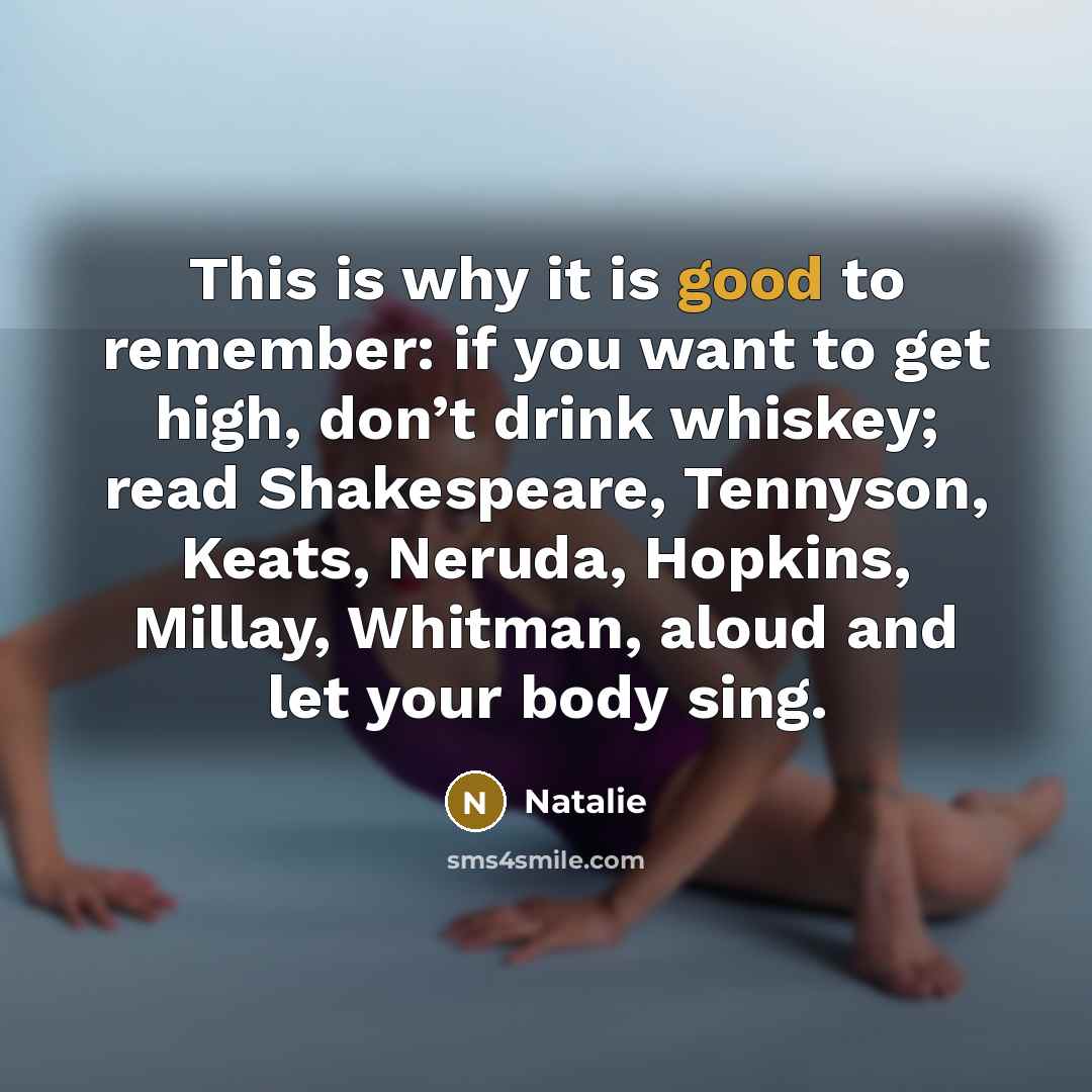 “This is why it is good to remember: if you…” quote by Natalie