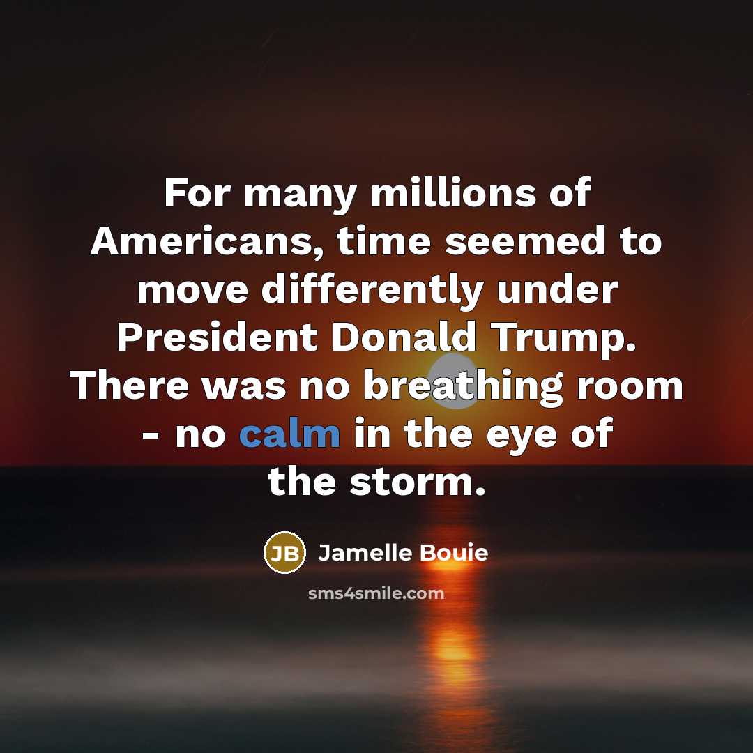 “For many millions of Americans, time seemed to move differently…” quote by Jamelle Bouie