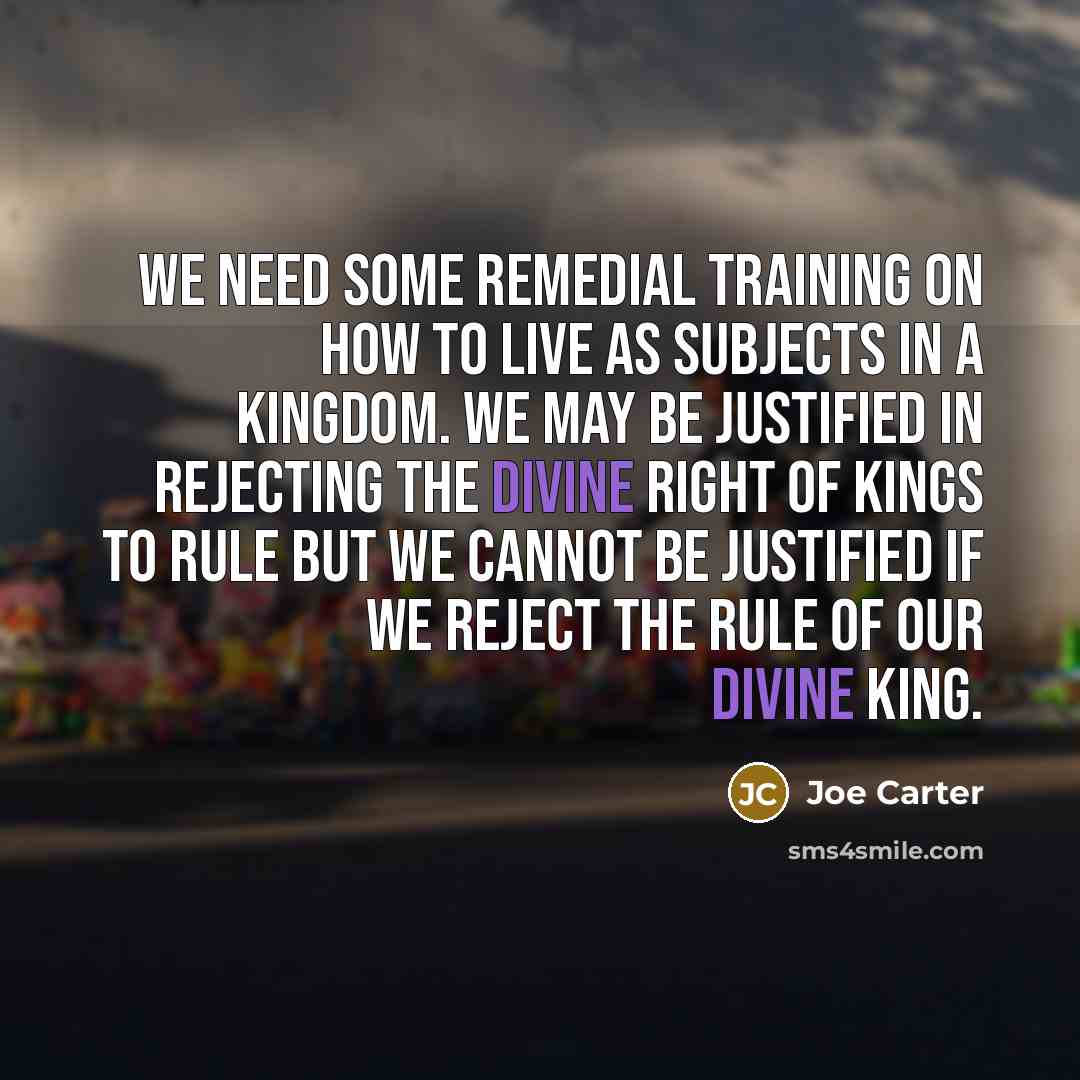 “We need some remedial training on how to live as…” quote by Joe Carter