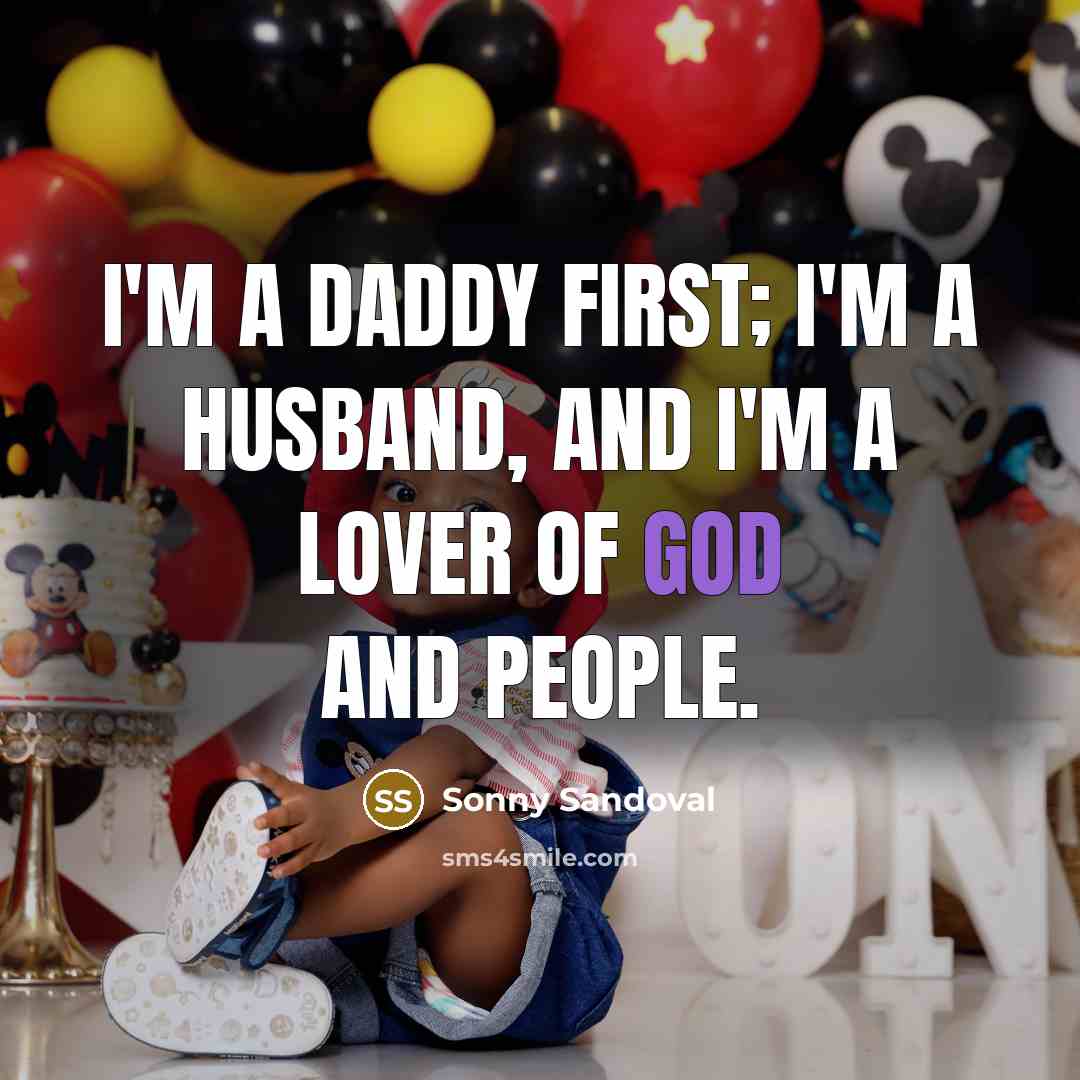“I'm a daddy first; I'm a husband, and I'm a…” quote by Sonny Sandoval