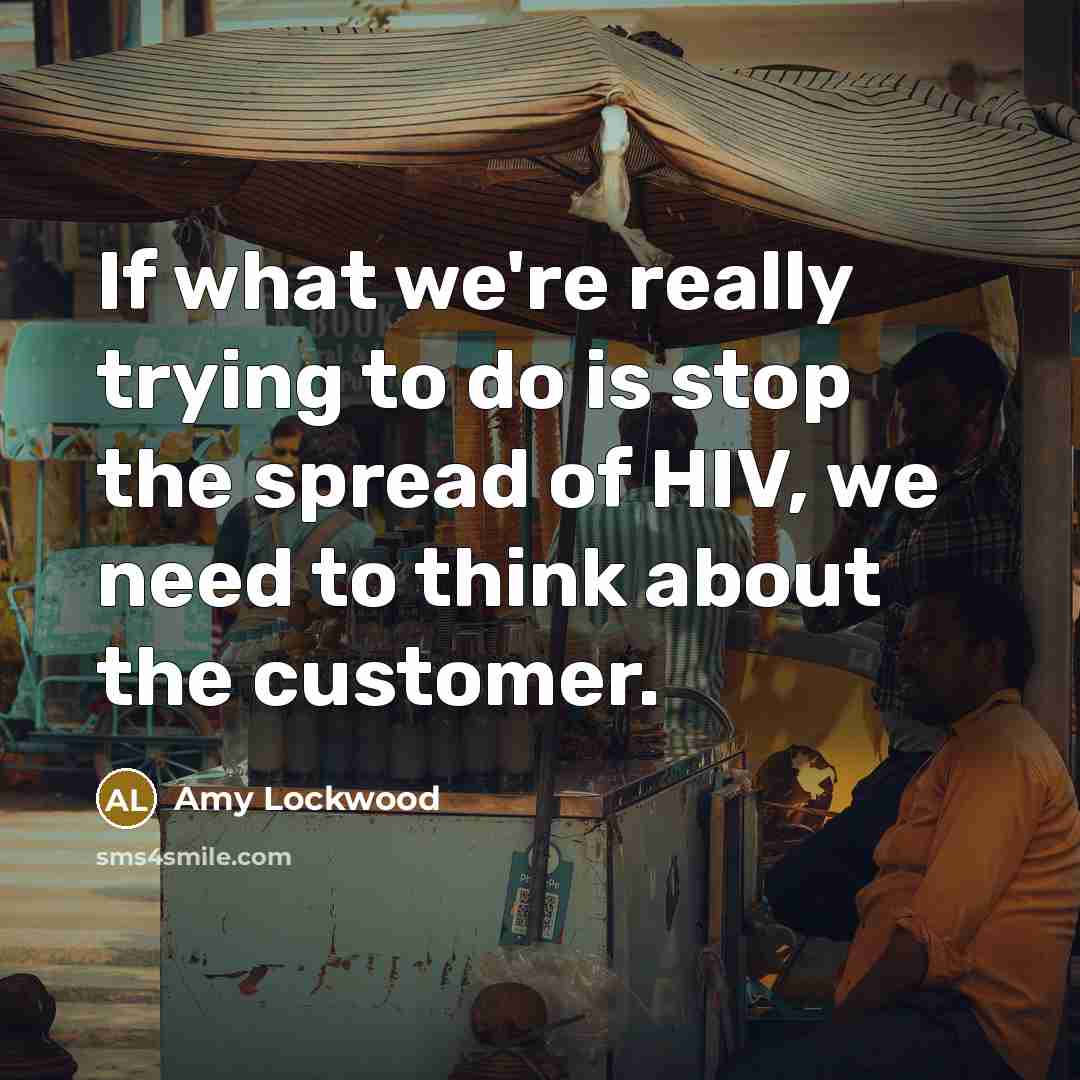 “If what we're really trying to do is stop the…” quote by Amy Lockwood