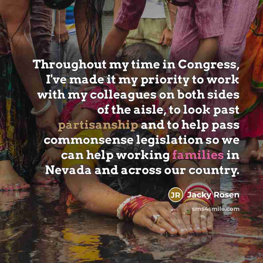 “Throughout my time in Congress, I've made it my priority…” quote by Jacky Rosen