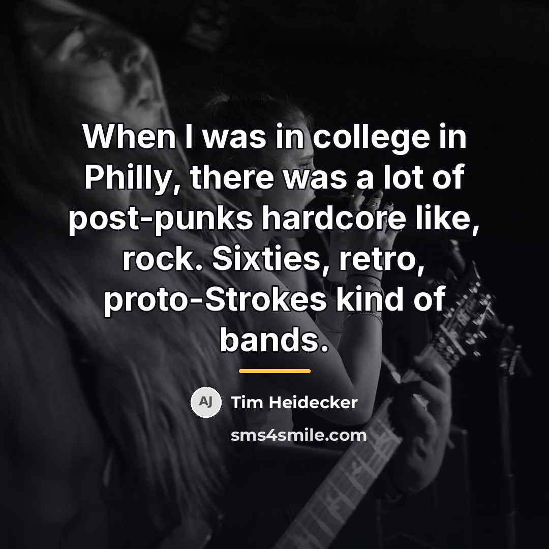“When I was in college in Philly, there was a…” quote by Tim Heidecker