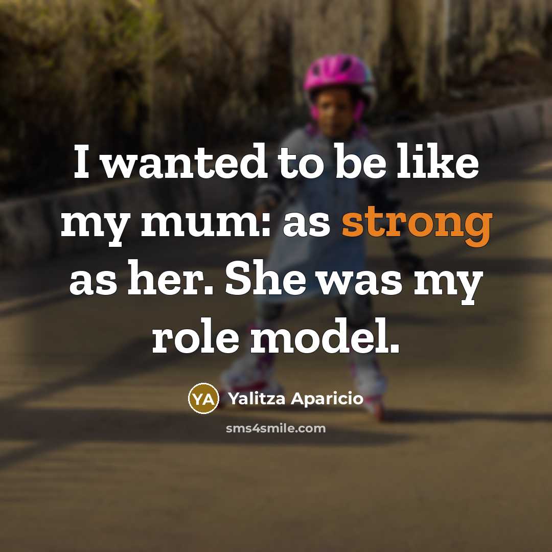 “I wanted to be like my mum: as strong as…” quote by Yalitza Aparicio