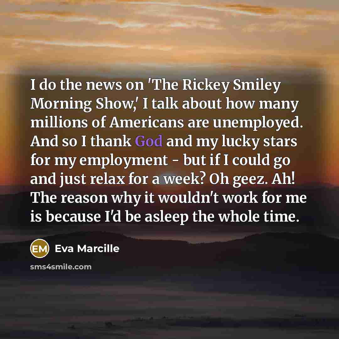 “I do the news on 'The Rickey Smiley Morning Show,'…” quote by Eva Marcille