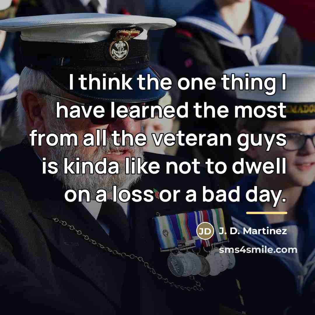 “I think the one thing I have learned the most…” quote by J. D. Martinez