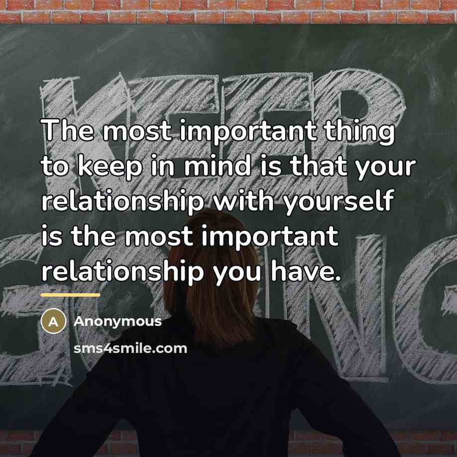 “The most important thing to keep in mind is that…” quote by Anonymous