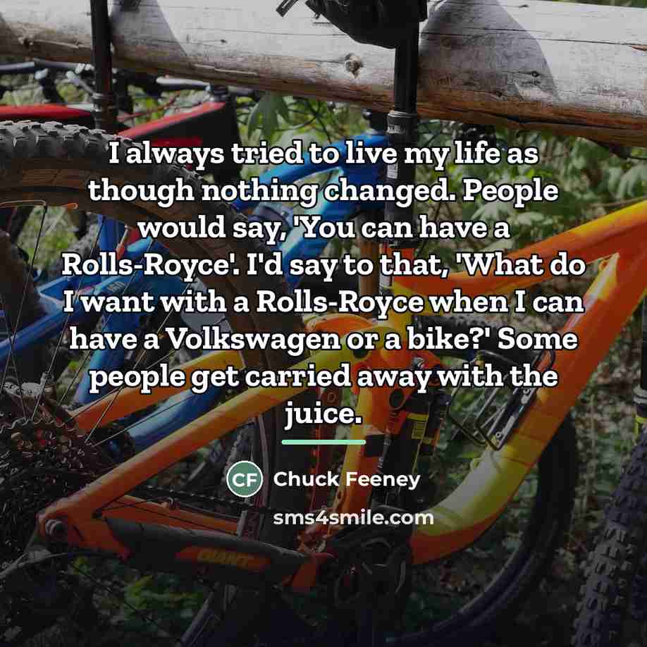 “I always tried to live my life as though nothing…” quote by Chuck Feeney