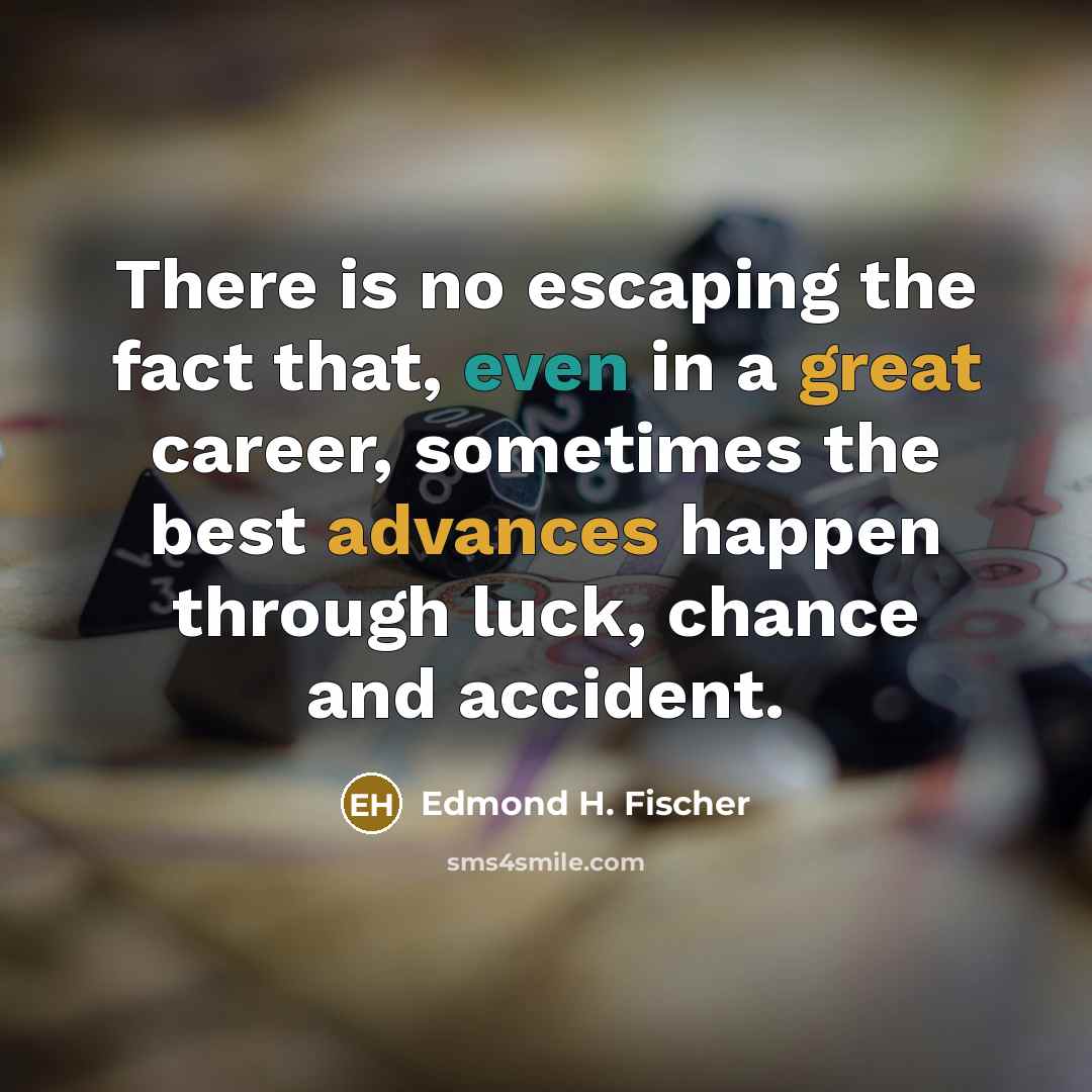“There is no escaping the fact that, even in a…” quote by Edmond H. Fischer