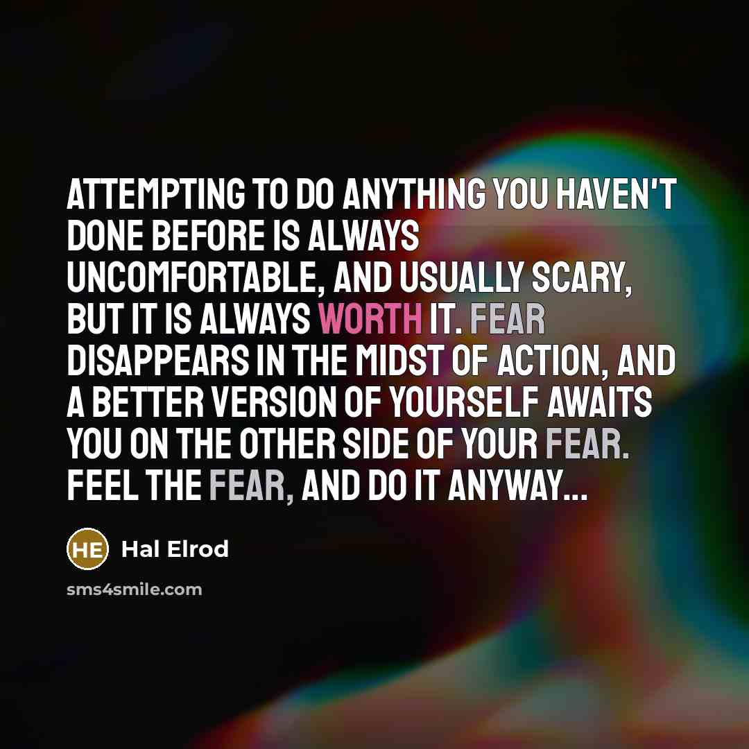 “Attempting to do anything you haven't done before is always…” quote by Hal Elrod