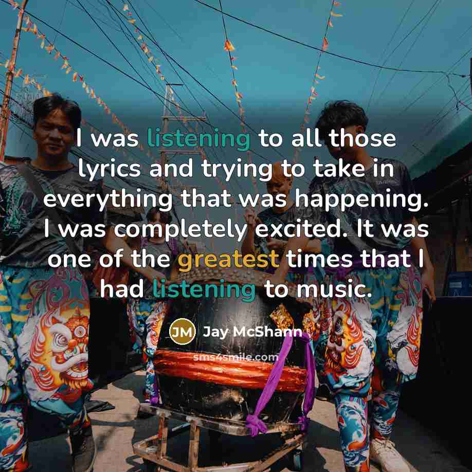 “I was listening to all those lyrics and trying to…” quote by Jay McShann