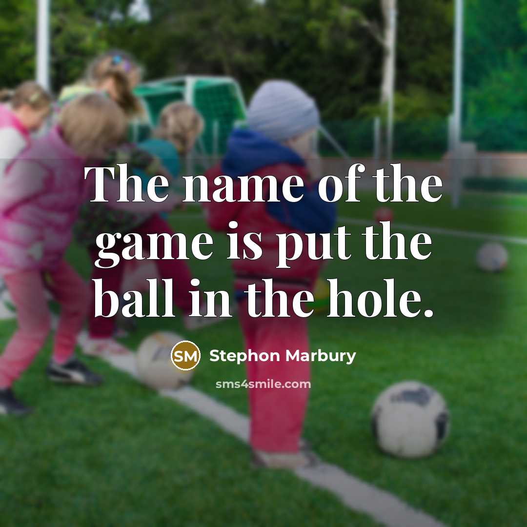 “The name of the game is put the ball in…” quote by Stephon Marbury